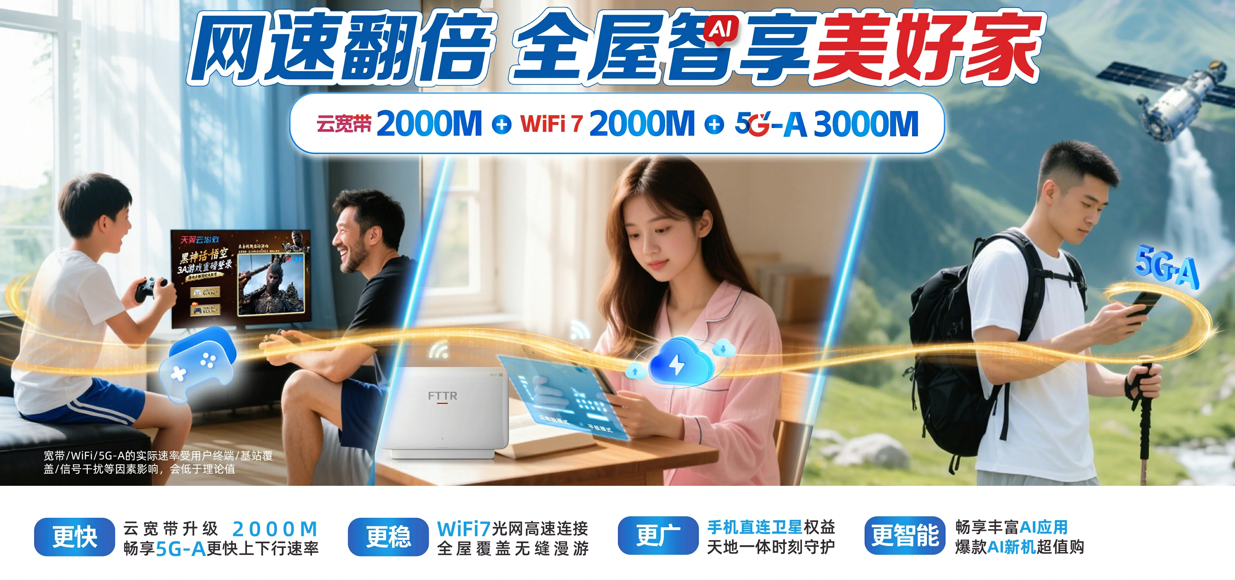 中国电信 金波电信宽带 宽带套餐